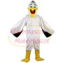 Hoarse The White Pelican Mascot Costume