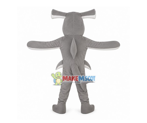Biting Terrifying Great White Shark Mascot Costume Biting Terrifying Great White Shark Mascot Costume