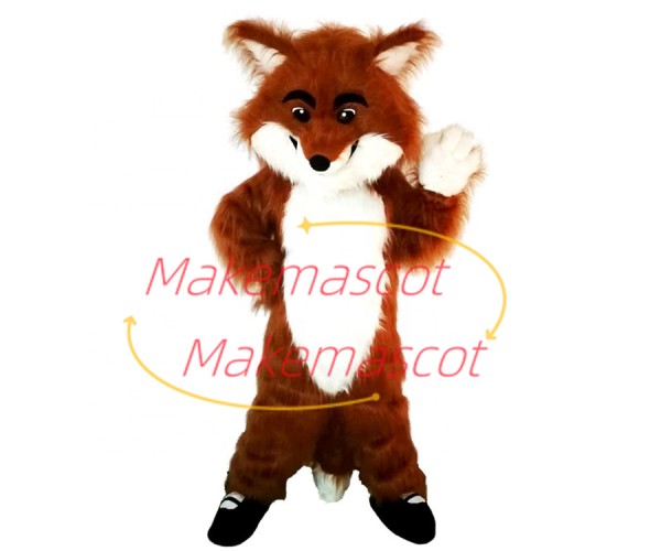Playful The Messy Hairy Fox Mascot Costume