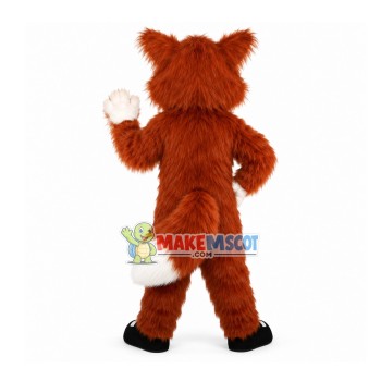 Playful The Messy Hairy Fox Mascot Costume