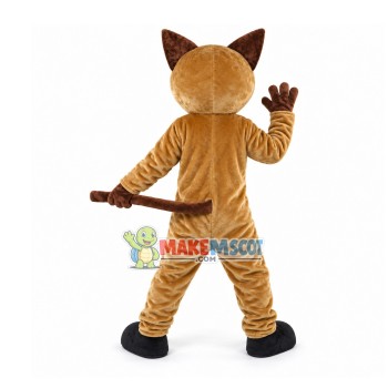 Alert Cat With Water Blue Eyes Mascot Costume Alert Cat With Water Blue Eyes Mascot Costume