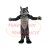 Adult Muscular Forceful Wolf Mascot Costume