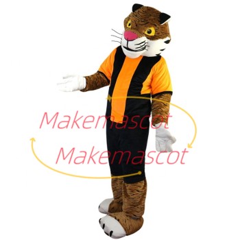 Discouraged Football Team Tiger Mascot Costume Discouraged Football Team Tiger Mascot Costume