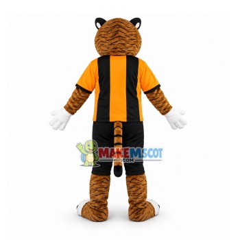 Discouraged Football Team Tiger Mascot Costume Discouraged Football Team Tiger Mascot Costume