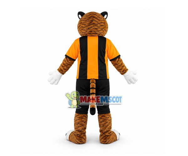 Discouraged Football Team Tiger Mascot Costume Discouraged Football Team Tiger Mascot Costume