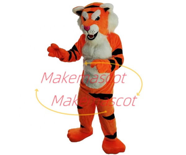 The Deterrent King of Forest Tiger Mascot Costume The Deterrent King of Forest Tiger Mascot Costume