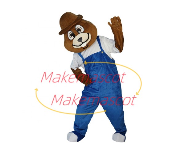 Mr Squirrel In Casual Clothes Mascot Costume