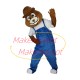 Mr Squirrel In Casual Clothes Mascot Costume