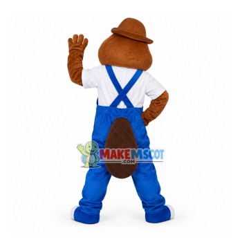 Mr Squirrel In Casual Clothes Mascot Costume Mr Squirrel In Casual Clothes Mascot Costume