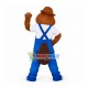 Mr Squirrel In Casual Clothes Mascot Costume