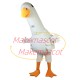 Fluttering Long Neck White Goose Mascot Costume Fluttering Long Neck White Goose Mascot Costume