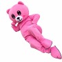 Pink Rilakkuma Lying On Back Mascot Costume