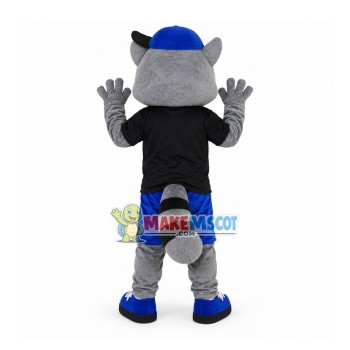 Raccoon Playing In The Playground Mascot Costume Raccoon Playing In The Playground Mascot Costume