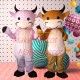 Colorful Calf Full of Childishness Mascot Costume