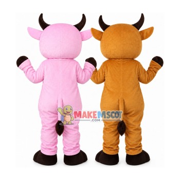 Colorful Calf Full of Childishness Mascot Costume Colorful Calf Full of Childishness Mascot Costume