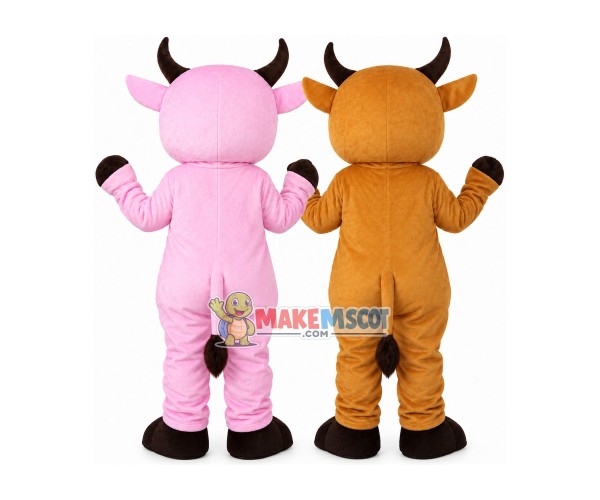 Colorful Calf Full of Childishness Mascot Costume