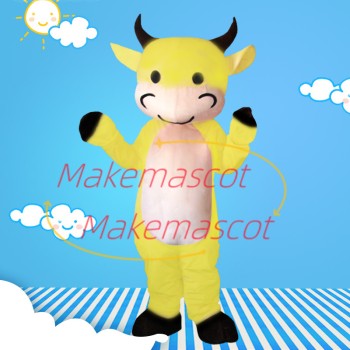 Colorful Calf Full of Childishness Mascot Costume