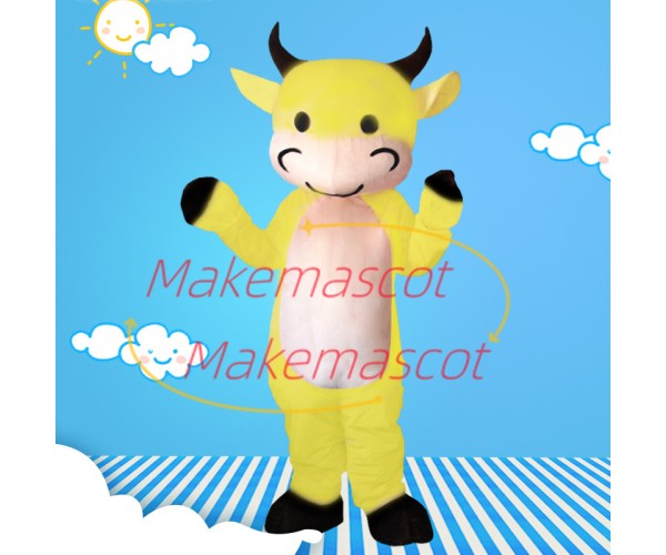 Colorful Calf Full of Childishness Mascot Costume