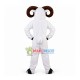 The Leading White Old Goat Mascot Costume The Leading White Old Goat Mascot Costume