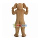 Brown Elephant With Drooping Ears Mascot Costume Brown Elephant With Drooping Ears Mascot Costume