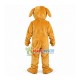Obedient House Dog With Plush Belly Mascot Costume Obedient House Dog With Plush Belly Mascot Costume