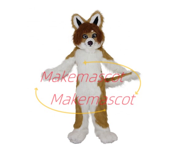 Stupid Messy Long-haired Husky Mascot Costume Stupid Messy Long-haired Husky Mascot Costume