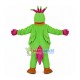 The Noisy Green Parrot Mascot Costume The Noisy Green Parrot Mascot Costume