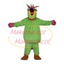 The Noisy Green Parrot Mascot Costume