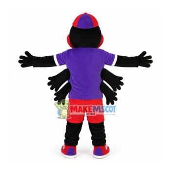 Standing Cartoon Spider In The Cap Mascot Costume Standing Cartoon Spider In The Cap Mascot Costume