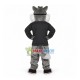 Ski Instructor Grey Wolf Wearing Goggles Mascot Costume Ski Instructor Grey Wolf Wearing Goggles Mascot Costume