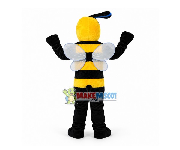 The Command Leader Bee Mascot Costume The Command Leader Bee Mascot Costume
