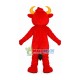 Naughty Calf With Golden Horns Mascot Costume Naughty Calf With Golden Horns Mascot Costume