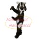 Captive Brown Goat of Farm Mascot Costume Captive Brown Goat of Farm Mascot Costume