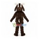 Captive Brown Goat of Farm Mascot Costume Captive Brown Goat of Farm Mascot Costume
