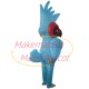 Inflatable Standing Blue Chicken Mascot Costume Inflatable Standing Blue Chicken Mascot Costume