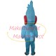 Inflatable Standing Blue Chicken Mascot Costume Inflatable Standing Blue Chicken Mascot Costume