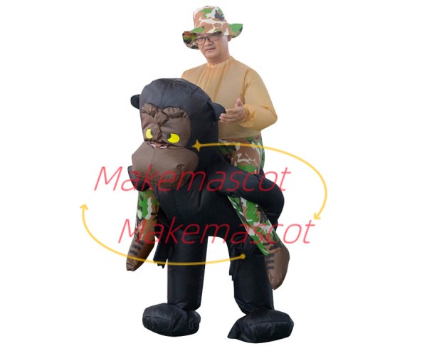 Inflatable Riding Outdoor Orangutan Mascot Costume Inflatable Riding Outdoor Orangutan Mascot Costume