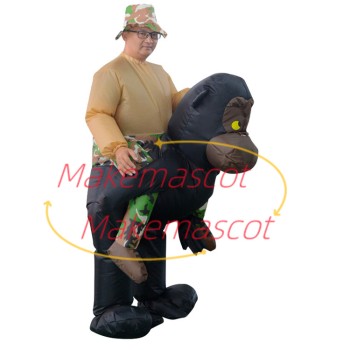 Inflatable Riding Outdoor Orangutan Mascot Costume Inflatable Riding Outdoor Orangutan Mascot Costume