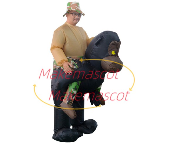 Inflatable Riding Outdoor Orangutan Mascot Costume Inflatable Riding Outdoor Orangutan Mascot Costume