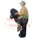 Inflatable Riding Outdoor Orangutan Mascot Costume Inflatable Riding Outdoor Orangutan Mascot Costume