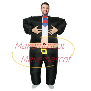 Inflatable Formal Wear Company Manager Mascot Costume