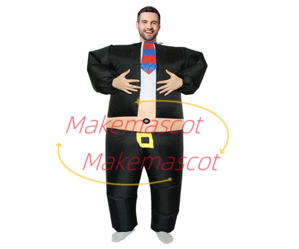 Inflatable Formal Wear Company Manager Mascot Costume
