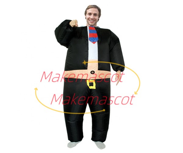 Inflatable Formal Wear Company Manager Mascot Costume