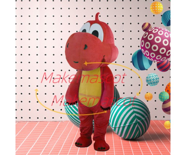 Baby Dragon With Big Head Mascot Costume