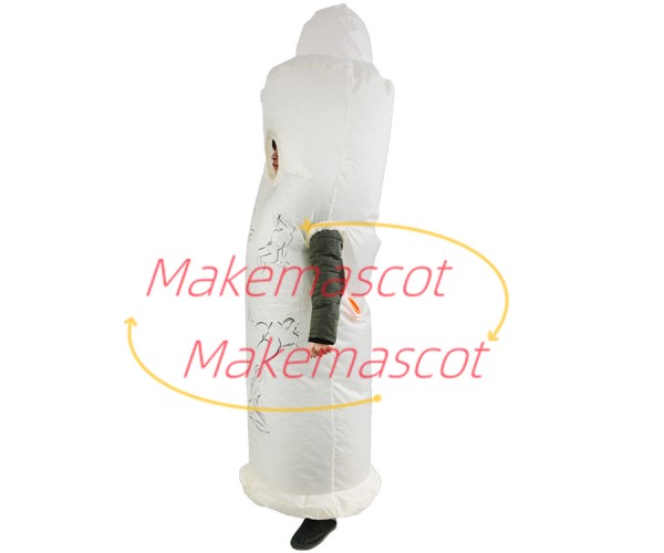 Inflatable Ultra-thin Condom Mascot Costume for Adult