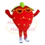 Cute Cartoon Cream Strawberry Mascot Costume