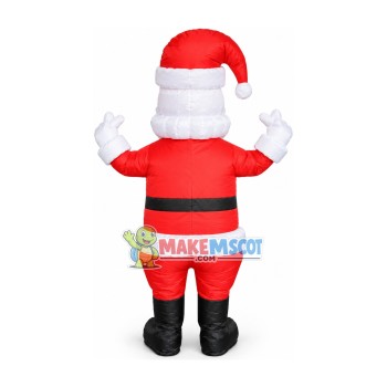 Inflatable Smiling Santa Claus Mascot Costume Inflatable Smiling Santa Claus Mascot Costume