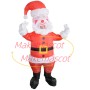 Inflatable Smiling Santa Claus Mascot Costume