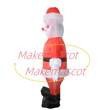 Inflatable Smiling Santa Claus Mascot Costume Inflatable Smiling Santa Claus Mascot Costume