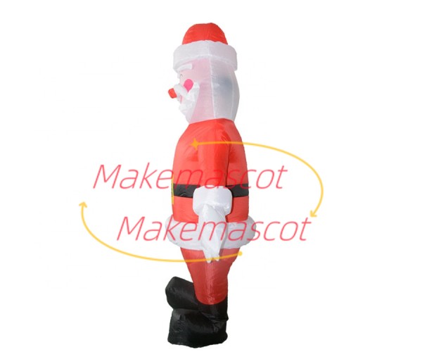 Inflatable Smiling Santa Claus Mascot Costume Inflatable Smiling Santa Claus Mascot Costume